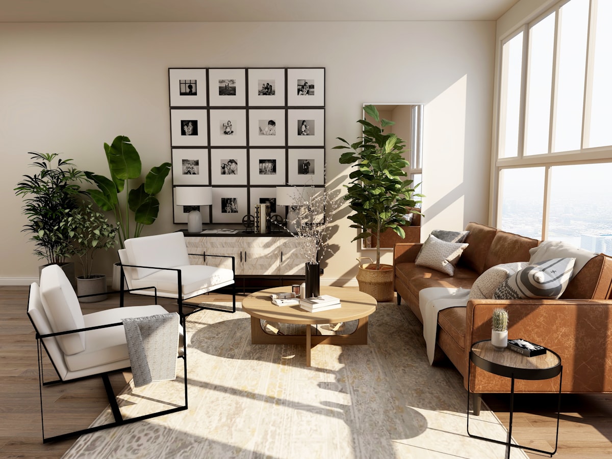 Open plan flooring finish